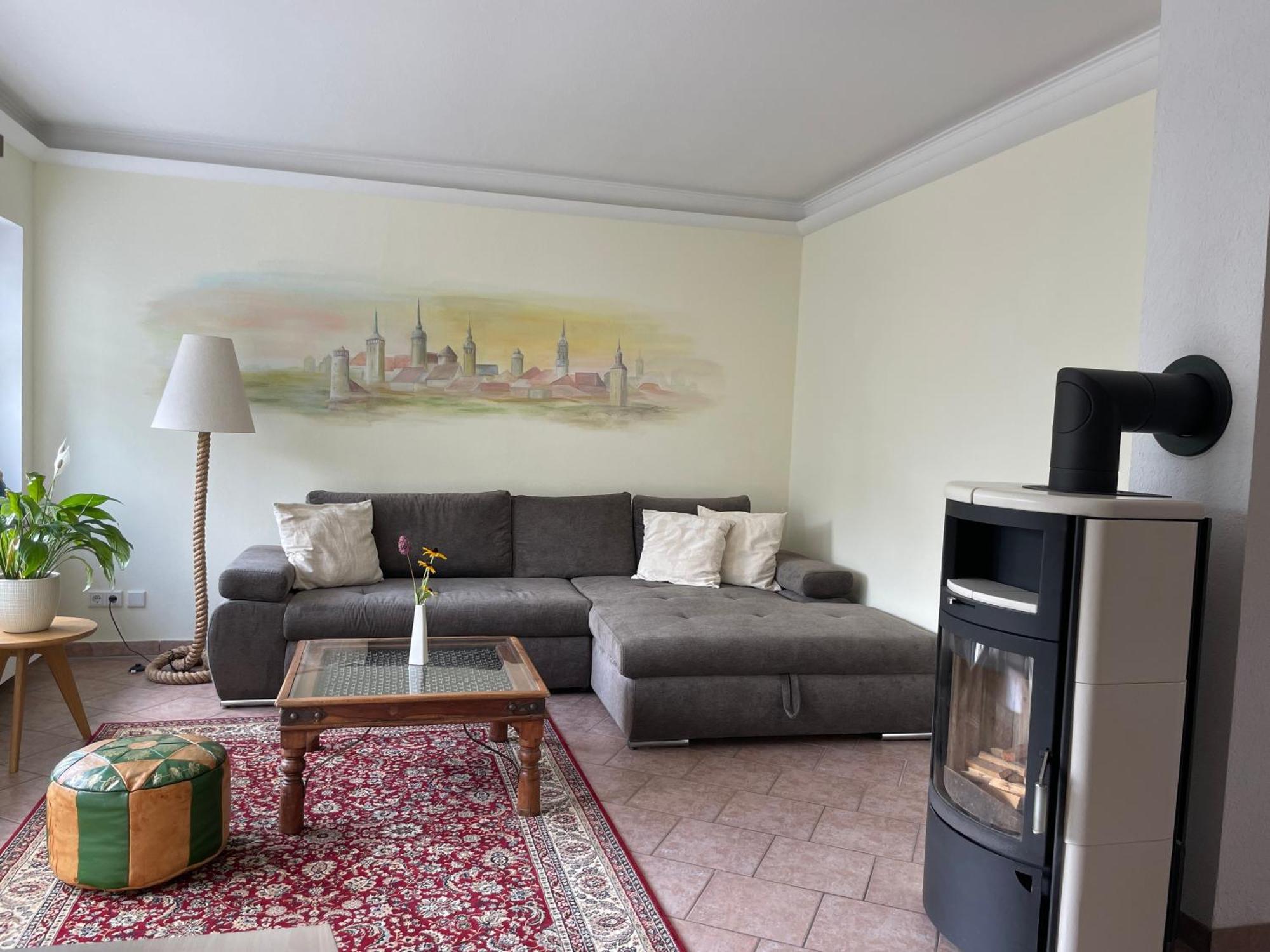 Ferienhaus Amare Mit Fasssauna, Eigener Terrasse & Kamin Bautzen Luaran gambar